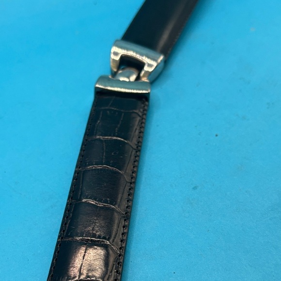 Brighton medium 24603 Classic Black Leather Belt with Silver Buckle, 36 inch - Picture 5 of 8